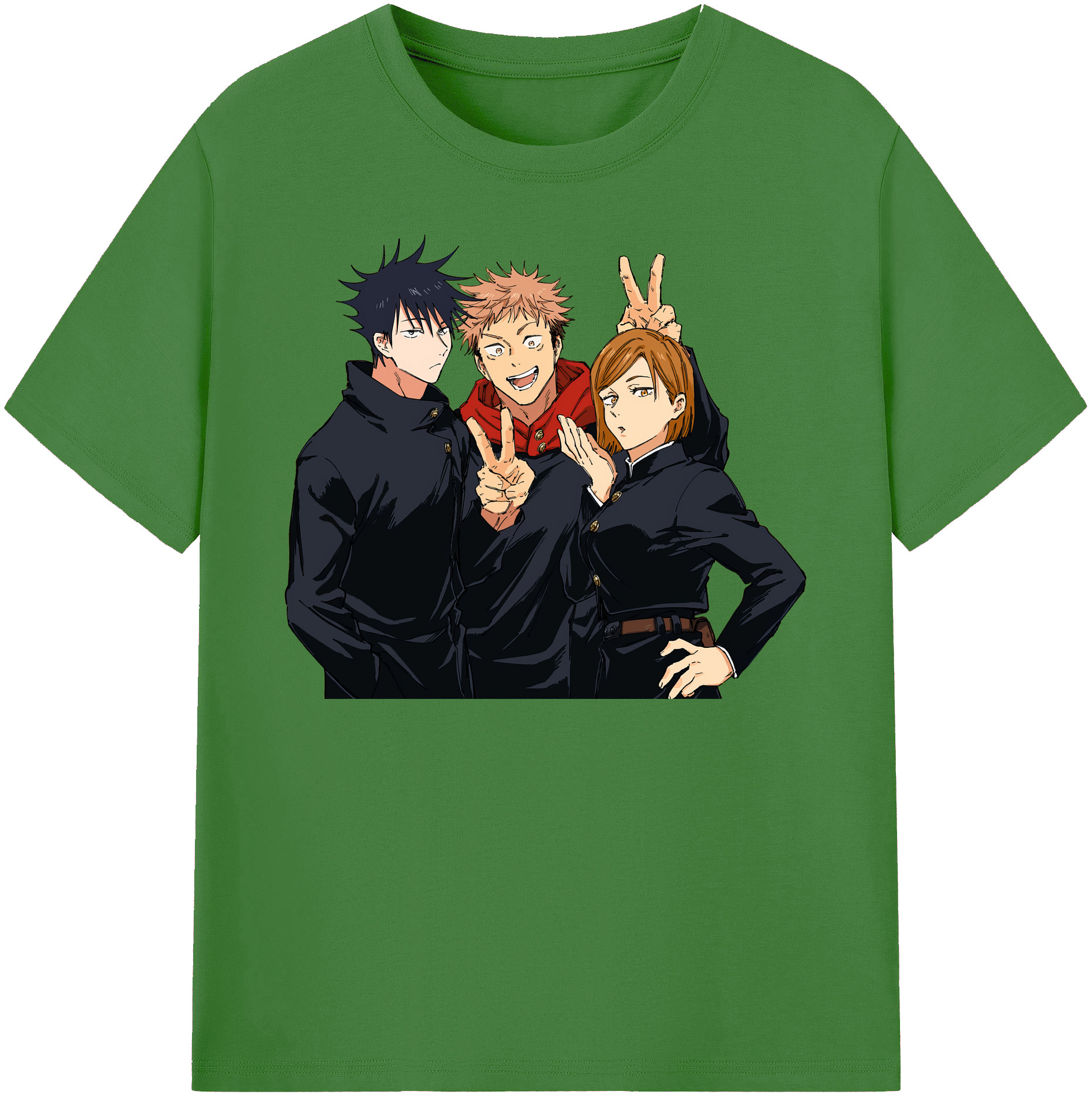 （画像用） 呪術廻戦 Jujutsu Kaisen レディースカジュアルプリントTシャツ（綿100％）
